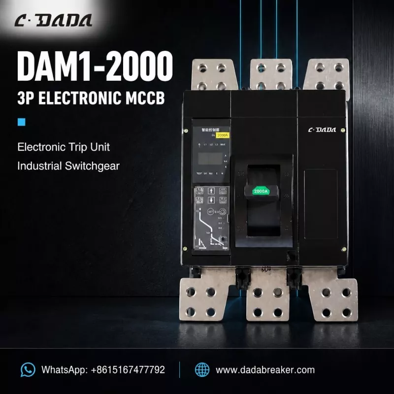 DAM1-2000 3P электронный автоматический выключатель для промышленных распределительных устройств | C·DADA Электрический