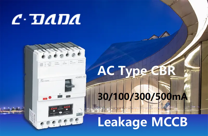 AC Type Circuit Breaker with Residual Current Operation